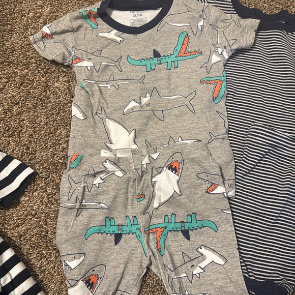 Set of three toddler boy summer pajamas - Picture 4 of 7